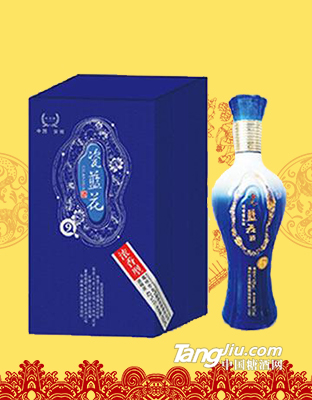 瓷蓝花