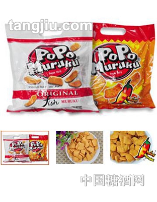 PoPo鱼味香化脆饼150g