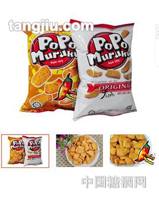 PoPo鱼味香化脆饼70g