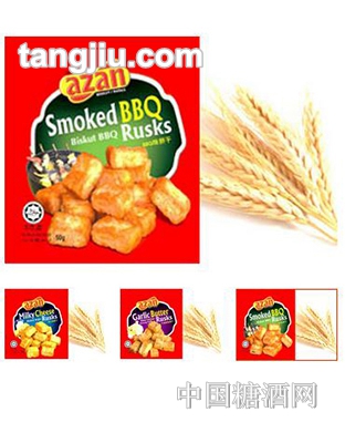 Azan 马来西亚面包干BBQ烧烤味