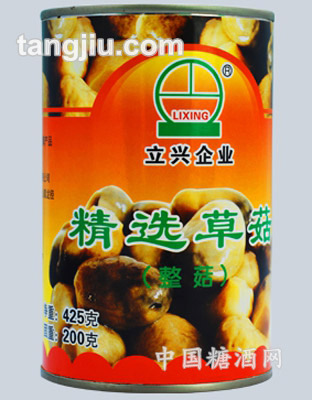 精选草菇（整菇）425克