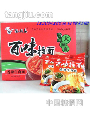 梨园春百味拉面86g