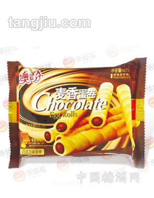 乐佳福麦香蛋卷—-巧克力味
