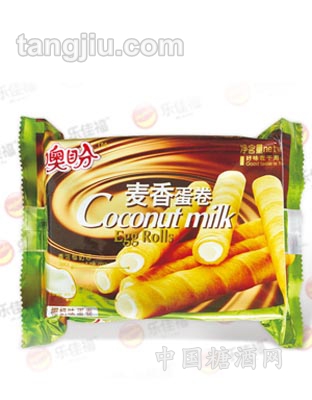 乐佳福麦香蛋卷—-椰奶味