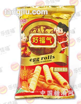 乐佳福好福气蛋卷—-香葱味