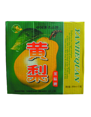 黄梨果味啤酒