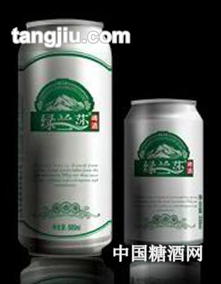 绿兰莎易拉罐啤酒