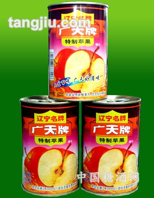 广天糖水苹果罐头425g