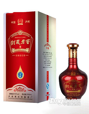 封藏老酒珍藏红酒52度500ml