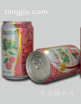 荔枝味易拉罐饮料330ml