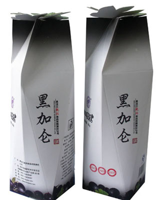 黑加仑多边形礼盒