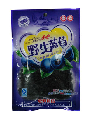 蓝莓果脯四角包