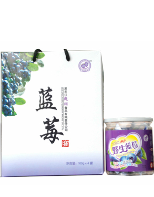 蓝莓果脯礼盒（四罐）