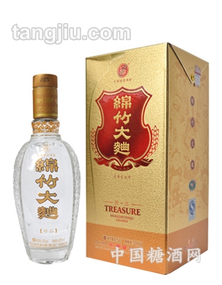 绵竹大曲金盒珍品38度