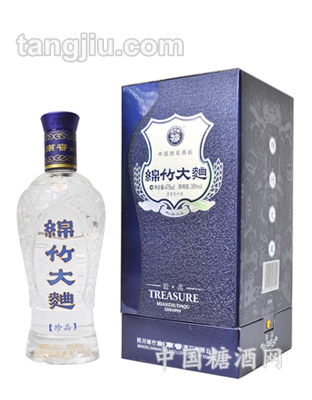 绵竹大曲蓝盒珍品-38&#176;