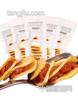 怡可诺牌罗望子夹心香蕉脆片糖果30g