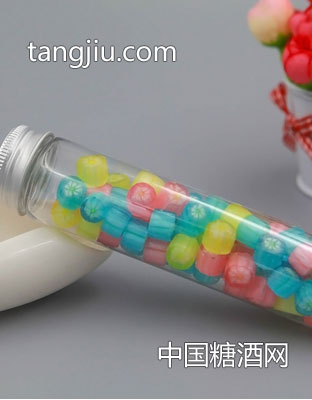 怡可诺花式糖果水果味70g罐装手造花糖