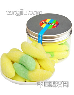 怡可诺橡皮糖软糖香蕉味混100g-16罐