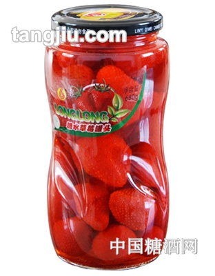龙隆糖水草莓罐头680g