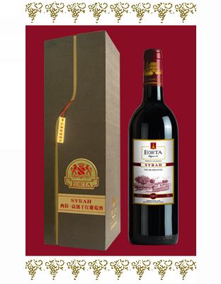 西拉干红葡萄酒