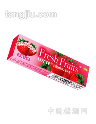 果果口香糖（草莓）15g