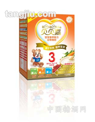 贝贝嘉3段营养配方谷物餐粉