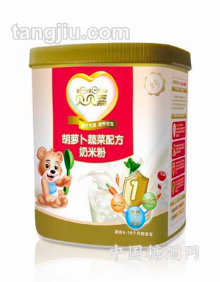 胡萝卜蔬菜配方奶米粉