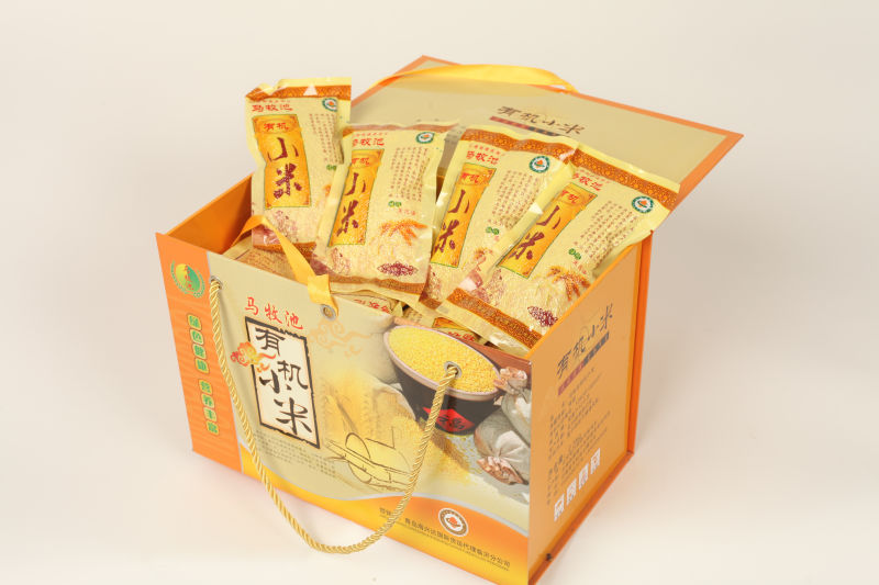 马牧池小米，小米养生粥，红嫂明德英故乡小米基地