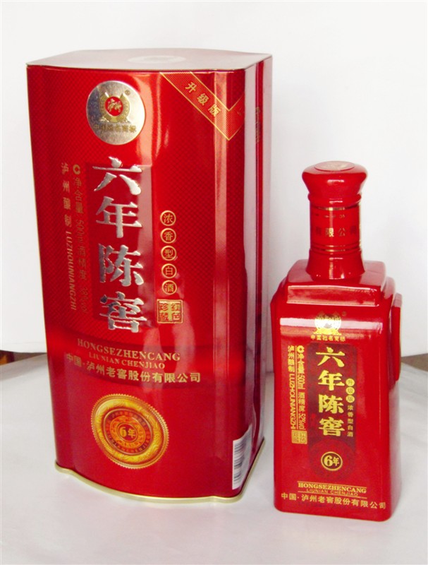 泸州老窖六年陈窖红瓶