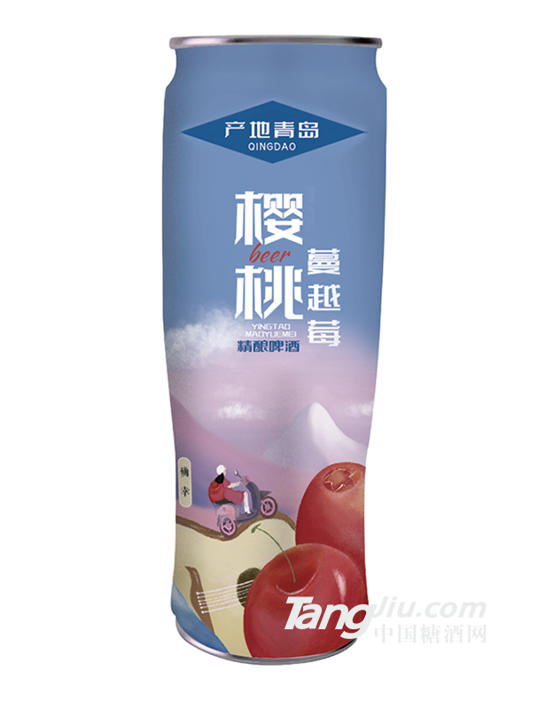 崂世家-樱桃蔓越莓精酿啤酒1L