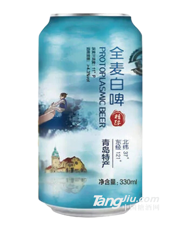 崂世家-全麦白啤精酿330ml
