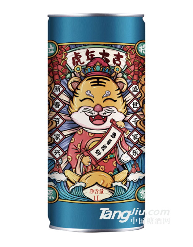虎年大吉精酿原浆啤酒1L