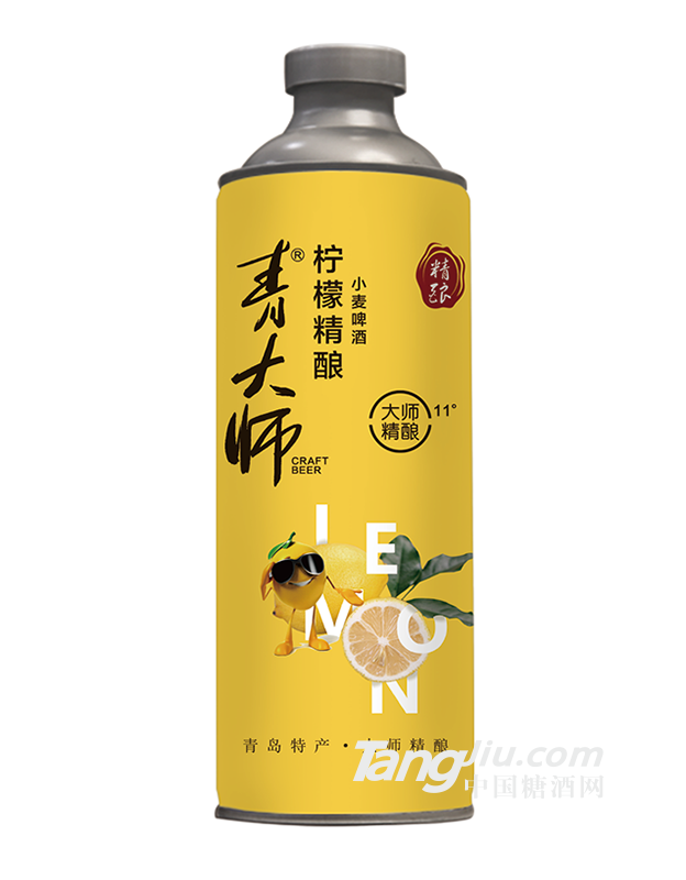 青大师-柠檬精酿小麦啤酒1L