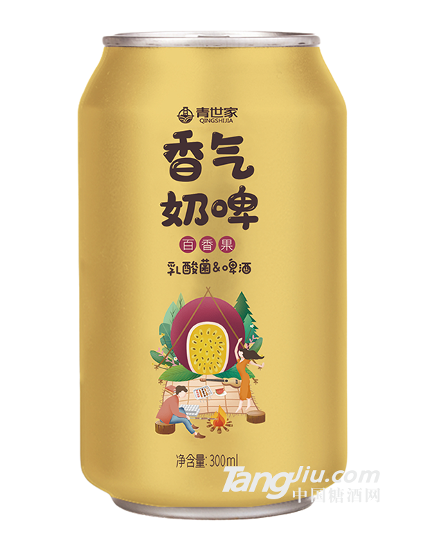 青世家-香气奶啤百香果味300ml