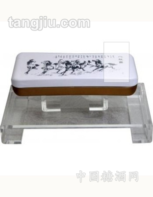 普洱生茶茶珍八骏图
