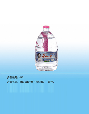 鲁山山泉-5升（1x2瓶）