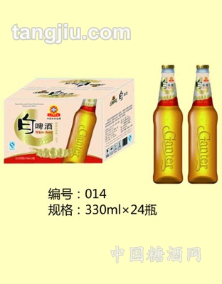 鲁雪啤酒白啤酒330mlX24瓶