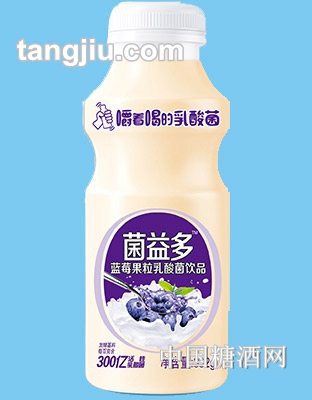 菌益多蓝莓果粒乳酸菌饮品332g