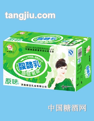 绿宝酸酪乳奶味饮品箱装