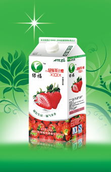 绿福500ml利乐盒装草莓醋