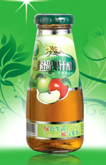 绿福200ml口杯瓶装苹果醋