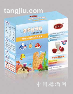 营养伢牙棒牛奶苹果高钙味
