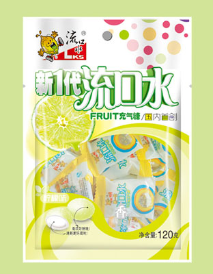 香橙味充气糖