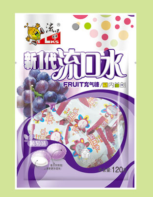 葡萄味充气糖