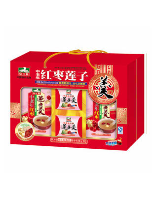508g中老年红枣莲子羹礼盒