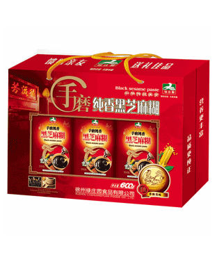 600g手磨纯香黑芝麻糊盒