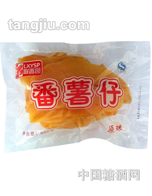 联香园原味番薯片500g