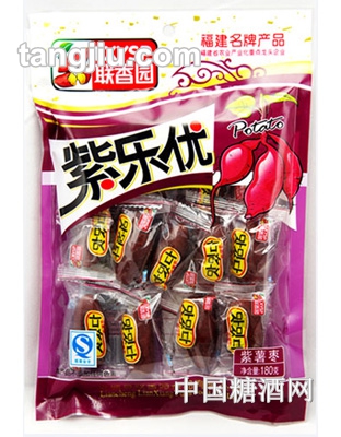 联香园紫乐优紫薯枣-180g
