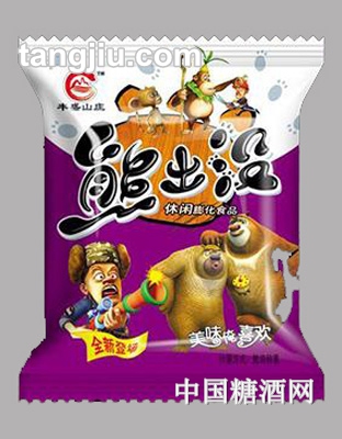 丰盛山庄熊出没膨化食品-紫
