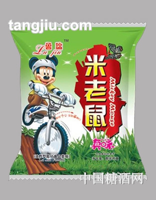 鲁锦米老鼠膨化食品-绿